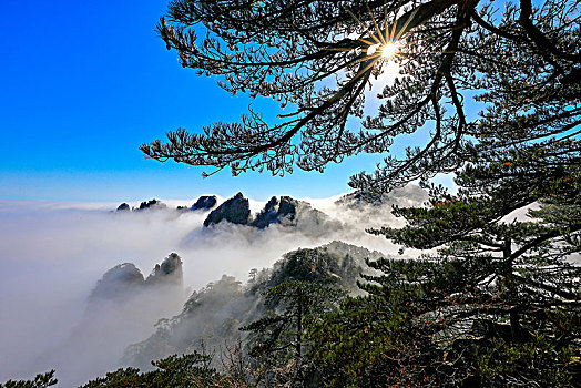 黄山北海日出