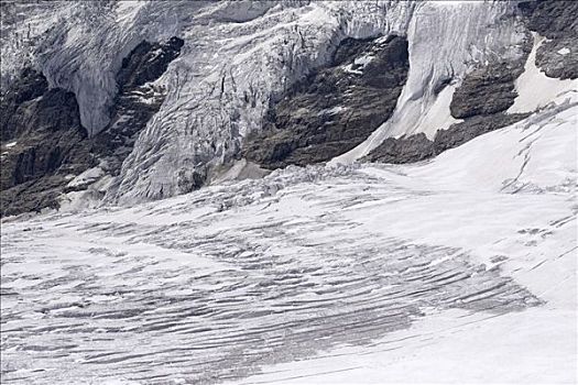 冰河,上陶恩山国家公园,卡林西亚,奥地利,欧洲