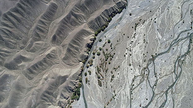 新疆伊吾,有棱角的大地,流水与风的杰作