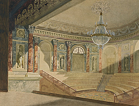 偏僻寺院,剧院,1898年,艺术家