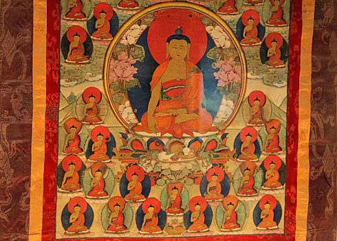 重庆,清代藏族唐卡艺术