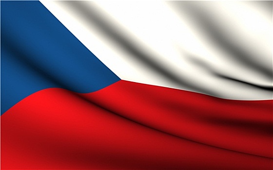 飞,旗帜,捷克共和国,国家,收集