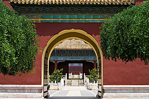 太庙敞开的大门