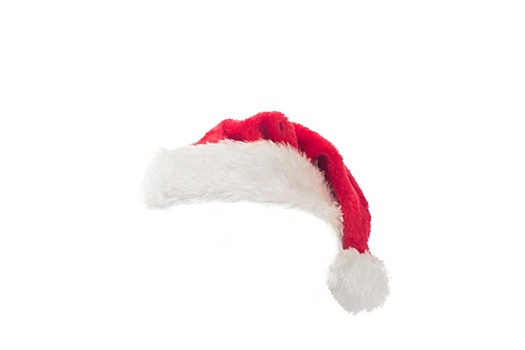 红色,白色,圣诞帽