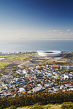 绿色,体育场,开普敦,西海角,南非