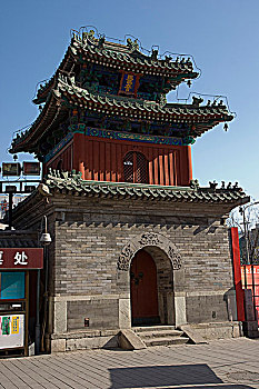 北京东岳庙内的建筑