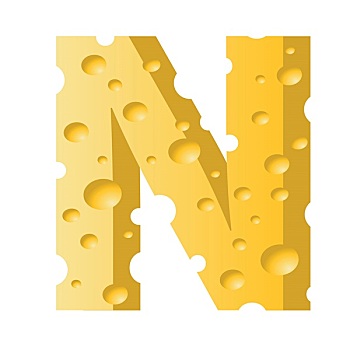 奶酪,字母n