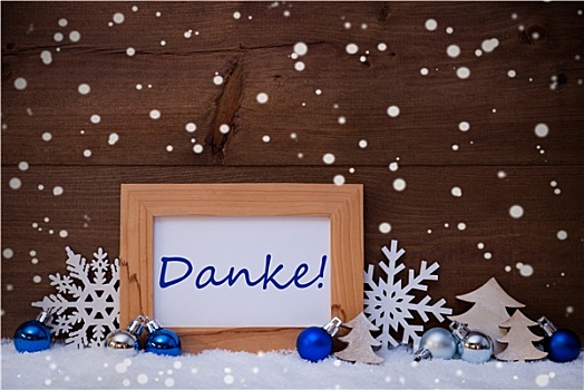 蓝色,圣诞装饰,雪,卑劣,感谢,雪花