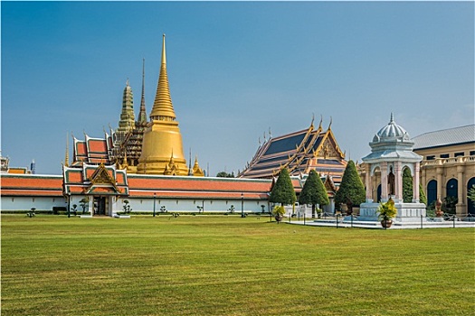 院落,大皇宫,寺院,曼谷,泰国