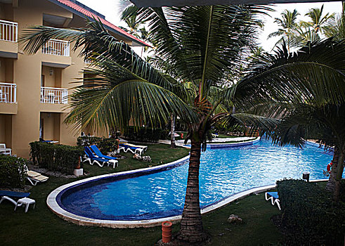酒店,游泳池,多米尼加共和国