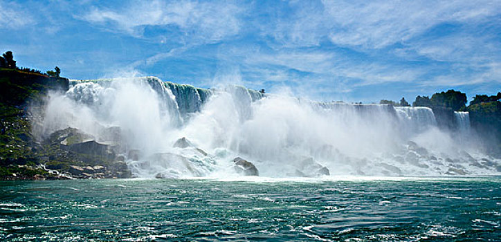 尼亚加拉大瀑布--美国瀑布--新娘面纱瀑布