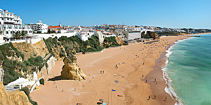 海滩,阿尔布斐拉,阿尔加维,葡萄牙,欧洲