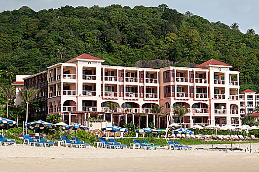 酒店,热带,海岸