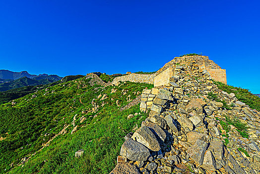 中国,河北,保定,涞源,明长城遗址greatwallofghina