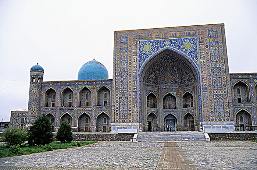 乌兹别克斯坦,撒马尔罕,拉吉斯坦,伊斯兰学校,17世纪