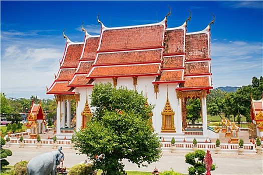 庙宇,普吉岛,泰国