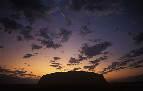 景色,石头,剪影,乌卢鲁卡塔曲塔国家公园,红色,中心,澳大利亚,北领地州