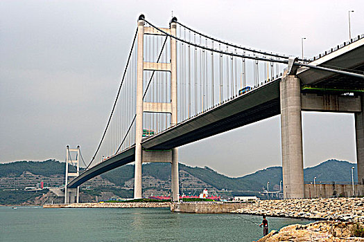 桥,公园,岛屿,香港