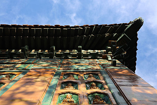 北京颐和园万寿山智慧海琉璃建筑