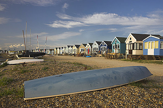 英格兰,海滩小屋,入口,港口