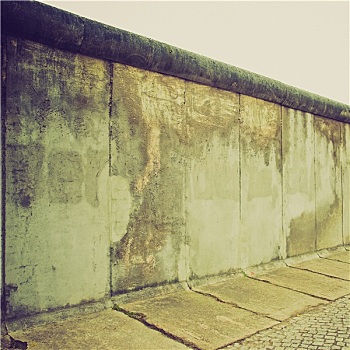 复古,看,柏林墙