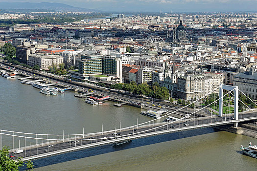 风景,多瑙河,布达佩斯