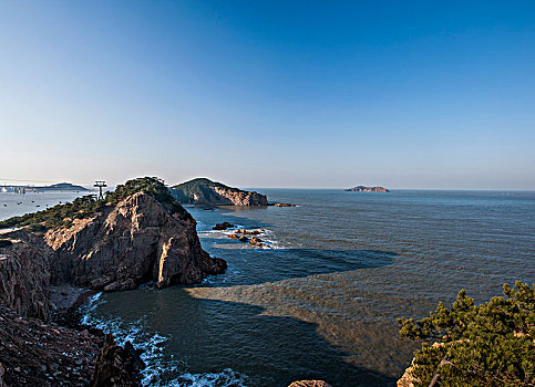 山东威海荣成成山头风景区一角