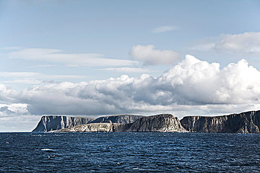 高耸,沿岸,悬崖,挪威