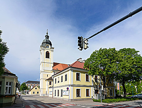 教堂,维也纳,木头,下奥地利州,奥地利