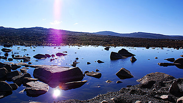 海子山风光