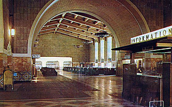等候室,联盟火车站,洛杉矶,加利福尼亚,美国