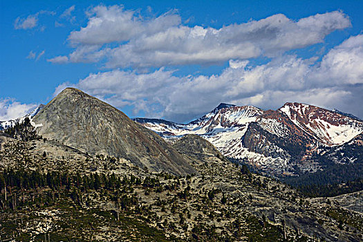 内华达山脉,视点,优胜美地国家公园,加利福尼亚
