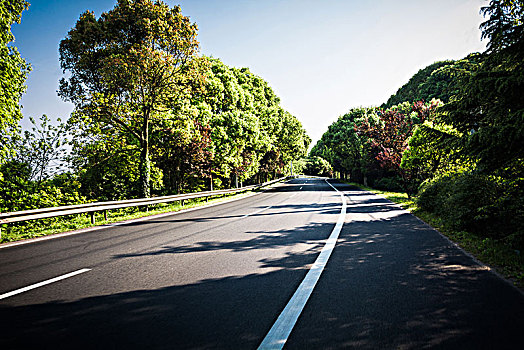 夏天,乡间小路