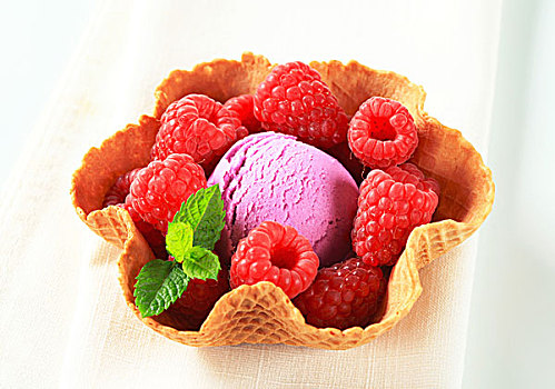 水果冰淇淋,甜点