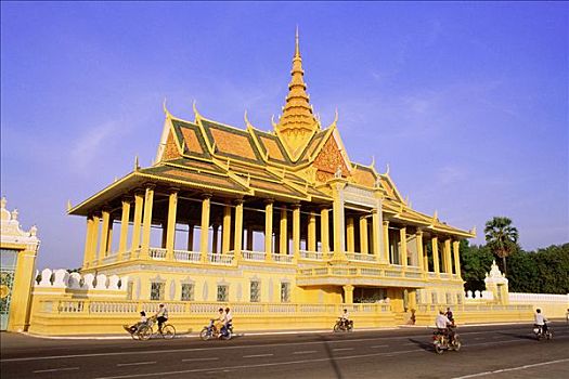 柬埔寨,金边,皇宫