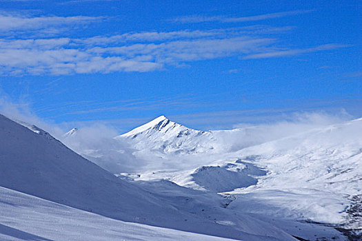 折多山雪景