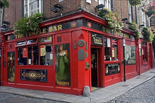 圣殿酒吧,酒吧,区域,都柏林,爱尔兰