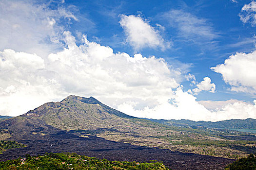 巴图尔,火山,巴厘岛,印度尼西亚