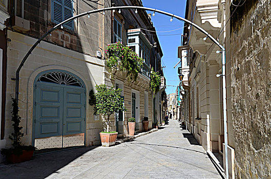 狭窄,街道,马耳他,欧洲