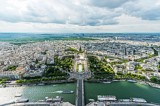 风景,埃菲尔铁塔,托泰德豪,地点,巴黎,法兰西岛,法国,欧洲