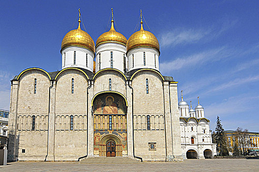 俄罗斯,莫斯科,大教堂,天使长,俄国东正教堂