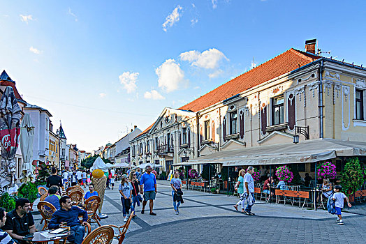 市中心,街道,斯洛伐克