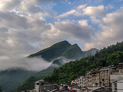 神农架,神农顶,风景,景点,旅游,高山,瀑布,河流,神秘,树木,植被,石头,鄂西,云海,峡谷,壮观