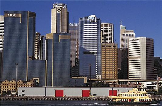 建筑,塔楼,港口,悉尼,澳大利亚