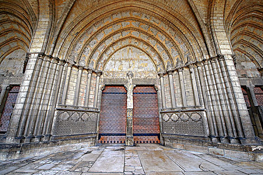入口,圣母大教堂,法国